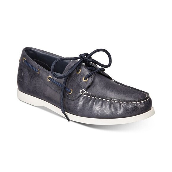 Weatherproof Vintage Benny Boat Shoes Mens 13M Navy Blue Lace Up Shoes NWB main image 10